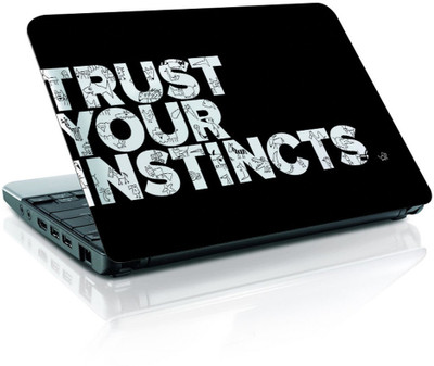 

Franklee Trust your instincts Doodle Art vinyl Laptop Decal 15.6