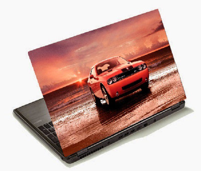 

Richerbrand Orange Car Laptop Sticker 15.6 inch-Laptop Skin-159 Vinyl Laptop Decal 15.6