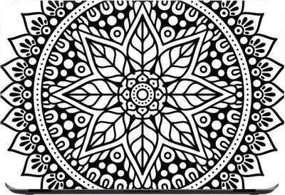 

Flipkart SmartBuy leaves mandala Premium LG Vinyl (matte) Laptop Decal 15.6