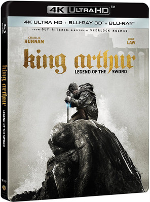 

King Arthur: Legend of the Sword (Steelbook) (4K UHD + Blu-ray 3D + Blu-ray) (3-Disc)(4K(UHD) Blu-ray English)