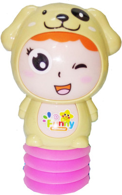 

TALKING GANESHA Baby Hammer Play & Learn Developmental Interactive Musical Instruments Toy for kids with lights & music - Brown Dog model.(Multicolor)