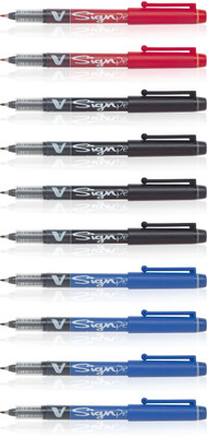 

Pilot V Sign Roller Ball Pen(Pack of 10)