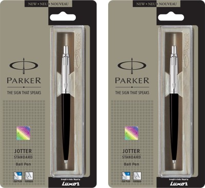 PARKER Jotter Standard CT Ball Pen(Pack of 2, Blue)