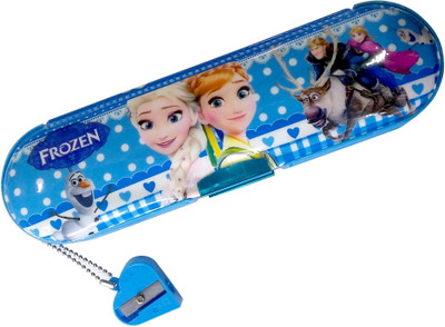 

Unique Arts Frozen Princess Cartoon Art Plastic Pencil Box(Set of 1, Multicolor)