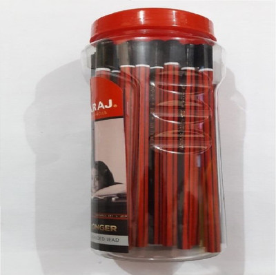 

NATARAJ Lasts Longer Pencil(Set of 50, Black, Red)