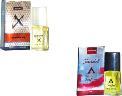 

Wellgoods Combo SilverX -Sandal -40ml Eau de Parfum - 40 ml(For Men & Women)