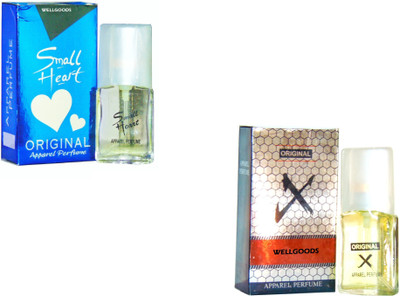 

Wellgoods Combo Small Heart-SilverX-40ml Eau de Parfum - 40 ml(For Men & Women)
