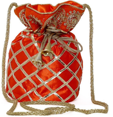 

SUVASANA Jaipur Women Handmade Festive Multicolor Wedding Gift Potli Potli(Red)