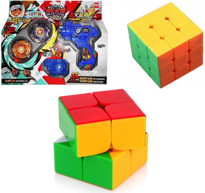 

Civil 3 in 1 Combo 2x2 & 3x3 & Invencible Power Stroke Beyblade set-Pack of 3(3 Pieces)
