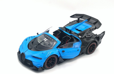 

The Flyer's Bay Rechargeable Ferrari Style RC Car With Fully Function Doors and Dicky (1:14 Scale Blue)(Multicolor)
