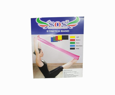 

SOS Stretch Band Fitness Band(Yellow, Pack of 1)