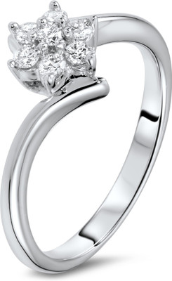

Fuddy-Duddy RING 001 Metal Swarovski Crystal Ring, Silver
