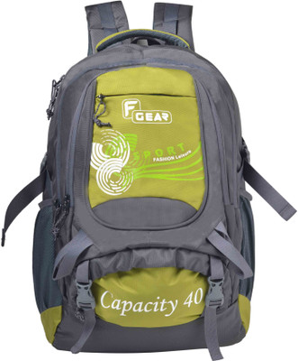 

F Gear V2 Rucksack - 40 L(Grey, Green), Green;grey