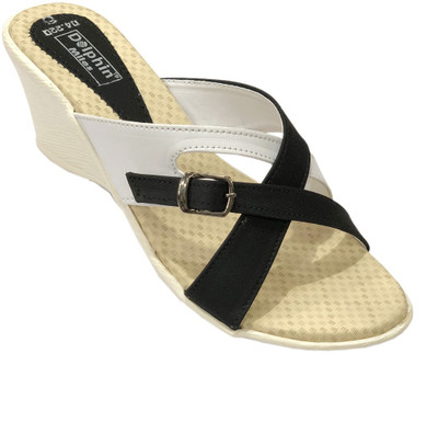 

Dolphin Miles Women Black Wedges