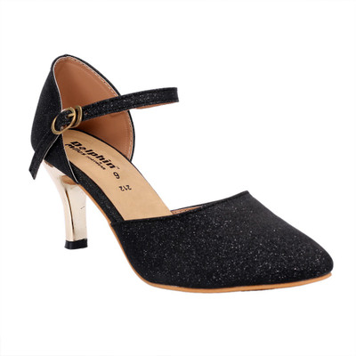 

Dolphin Miles Women Black Heels
