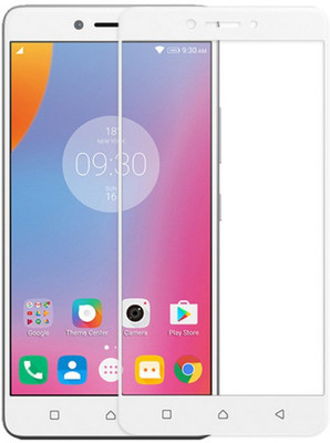 CASE CREATION Edge To Edge Tempered Glass for Lenovo K8 Plus(Pack of 2)