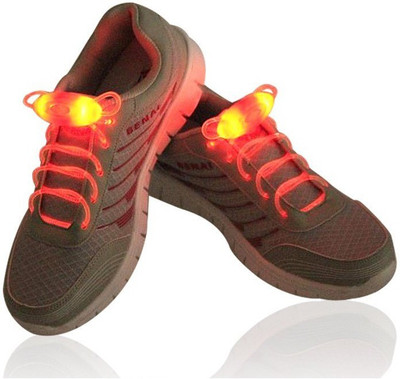 

DERMEIDA ® LED Shoe Laces, AYAMAYA Light Up Glow Flashing Shoelaces with 3 Modes for Halloween Party Dancing Running Cycling Hiking Shoe Lace(Orange Set of 2)