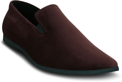 

Kielz Kielz-Maroon-Men's-Slip-On-Sneakers Slip On Sneakers For Men(Maroon
