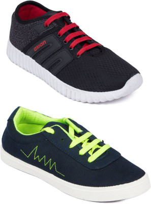 

Asian Men Casual & Running Shoes Combo Pack of 2 Running Shoes For Men(Multicolor