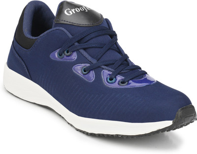 

Groofer Blue Sports Running Shoes For Men(Blue