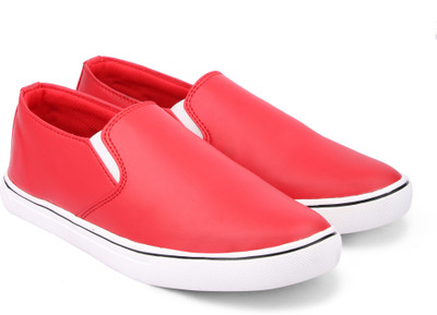 

XGL Dash Mens Red Slip On Sneaker Shoes Slip On Sneakers For Men(Red
