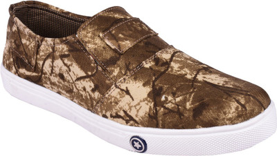 

ESSENCE Stylish Casual Sneakers For Men's Slip On Sneakers For Men(Brown