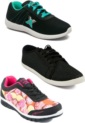 

Asian Women Casual & Running Shoes Combo Pack of 3 Casuals For Women(Multicolor