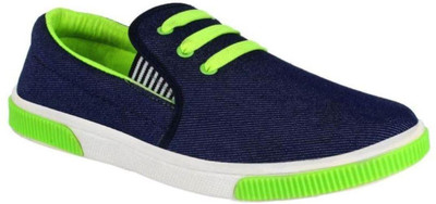 

SAM-ERA Canvas Shoes For Men(Green, Navy