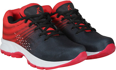 

Kraasa SportsMen Running Shoes For Men(Black, Red