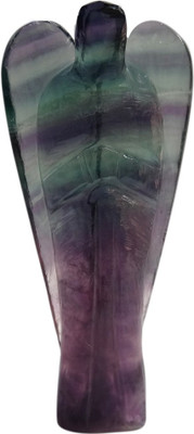 

SS Murti Handicrafts Showpieces Fluorite Stone Figurine Angel 5 Cm Decorative Showpiece - 5.1 cm(Stoneware, Multicolor)