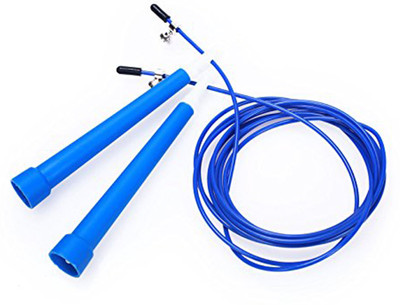 

BAANI INTERNATIONAL GOOD QUALITY BLUE ADJUSTABLE SPEED CABLE WIRE JUMP ROPE Speed Skipping Rope(Blue, Pack of 1), Bule