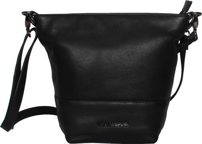 

Calfnero Women Casual Black Genuine Leather Sling Bag