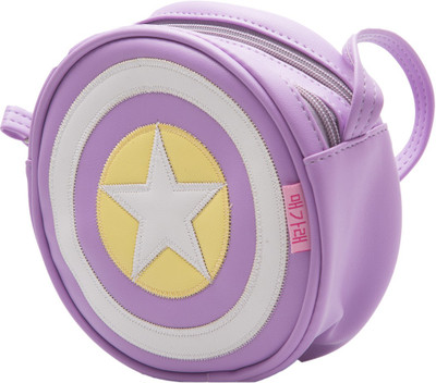 

Kidofash Boys & Girls Casual Purple PU Sling Bag
