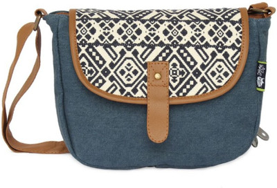 

Kanvas Katha Women Casual Multicolor PU Sling Bag