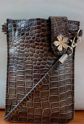 

Rambler Women Casual Brown Genuine Leather Sling Bag