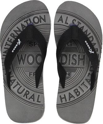 

Kraasa Sleek & Stylish Flip Flops, Black