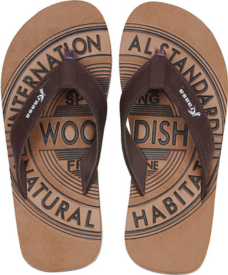 

Kraasa Sleek & Stylish Flip Flops, Brown