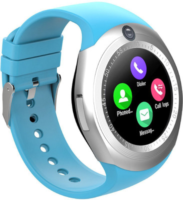 

Life Like Y1S CAMERA BLUETOOTH WITH SIM & TF CARD SLOT Smartwatch(Blue Strap REGULAR)