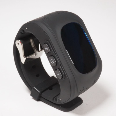 

MOBILE LINK BLACK whole colorband, English with WIFI : GPS smart watch baby watch Q50 with Wifi touch screen SOS Call Location DeviceTracker for Kid Safe Anti-Lost Monitor BLACK Smartwatch(Black Strap FREE SIZE)