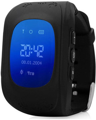 

MOBILE LINK BLACK Baby smartwatch : WIFI Smart Watch Pedometer Global Positioning Baby Wristband Anti-Lost Monitor SOS CALL Location Device GPS Tracker For Kids BLACK Smartwatch(Black Strap FREE SIZE)