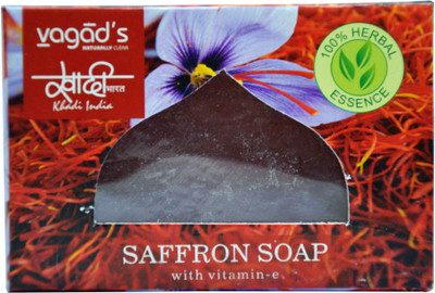 

Vagad's Khadi Khadi Saffron Soap(100 g)