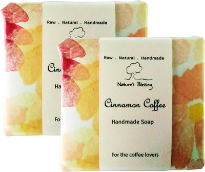 

Nature's Blessing Cinnamon Coffee Handmade Soap(200 g, Pack of 2)