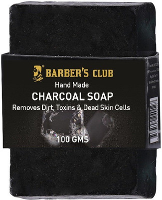 

Barber's Club Hand Made Organic Charcoal Soap - 100 gms(100 g)