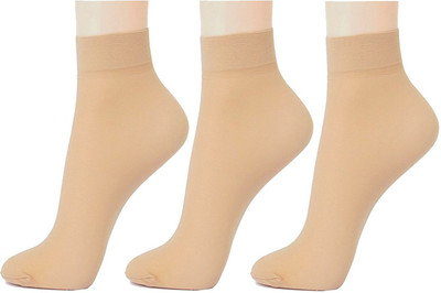 KSB Women Solid Ankle Length(Pack of 3)
