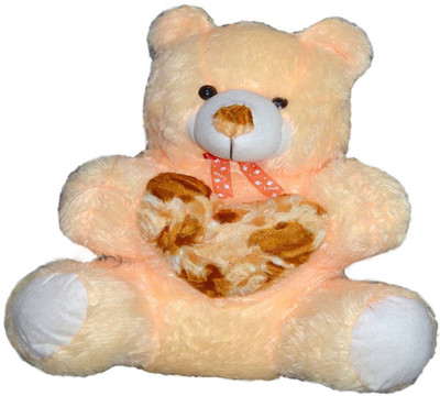 

Fun & Joy Soft Teddy Bear With Heart - 65 cm(Cream)