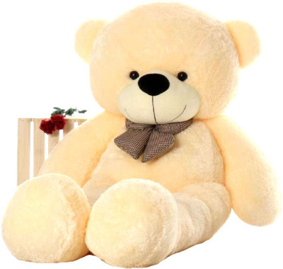 

Unique Collection SOFT TOYS 5 Feet Cream Color Teddy Bear (BIG)- - 150 cm(Cream)