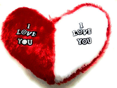 

ClueSteps Heart Shaped Cushion, Decorative Cushion to Express your Love - 32 cm(Multicolor)