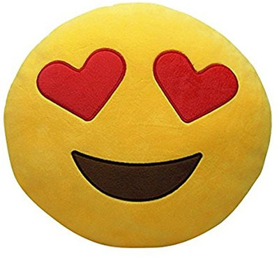 

Pandora Premium Quality Heart Eyes Soft Smiley Cushion - 35 Cm - 35 cm(Yellow)