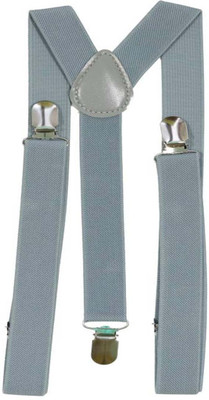 

Worldlookenterprises Y- Back Suspenders for Men(Grey)