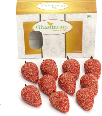 

Ghasitaram Gifts Kaju Sugarfree Litchi(200 g, Box)